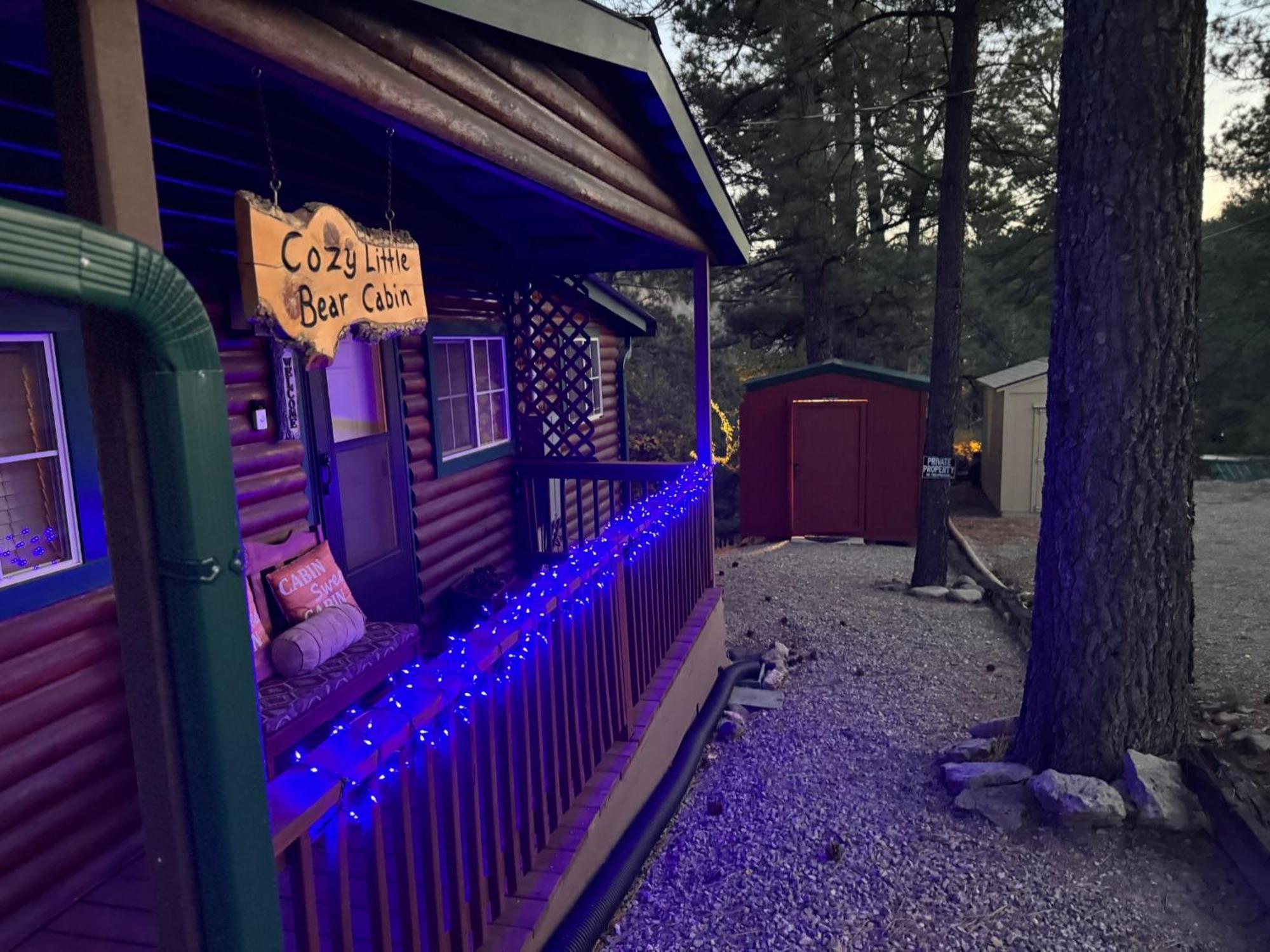Gonzales Cozy Little Bear Cabin Ruidoso Eksteriør bilde